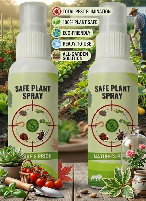 Safe Plant Spray for Indoor & Outdoor Plants (Pack Of 3)