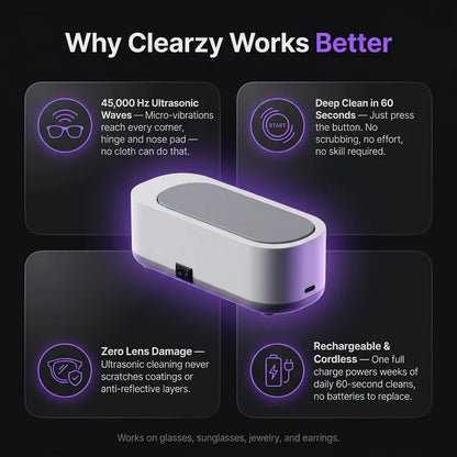 Portable Mini Ultrasonic Jewelry Cleaner Machine