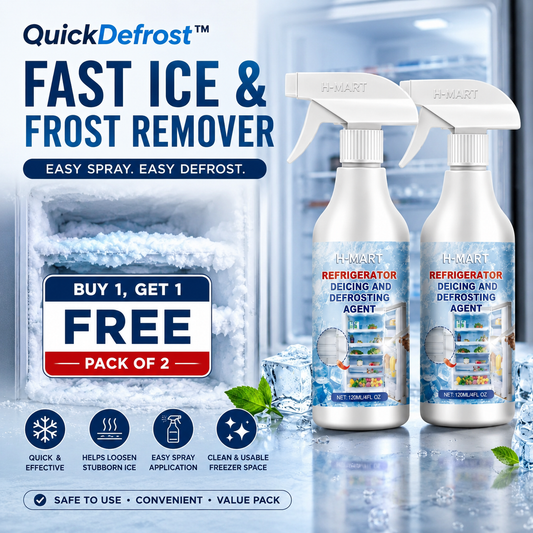 QuickDefrost™ – Fast Ice & Frost Remover (Pack of 2)