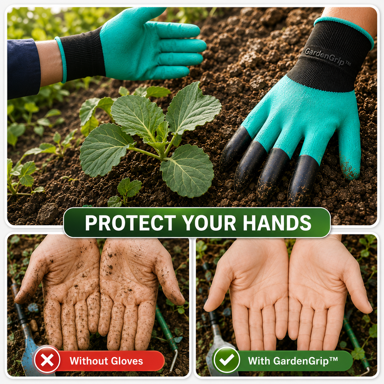 Original Handmade GardenGrip™ Claw Gloves (pack of 2)