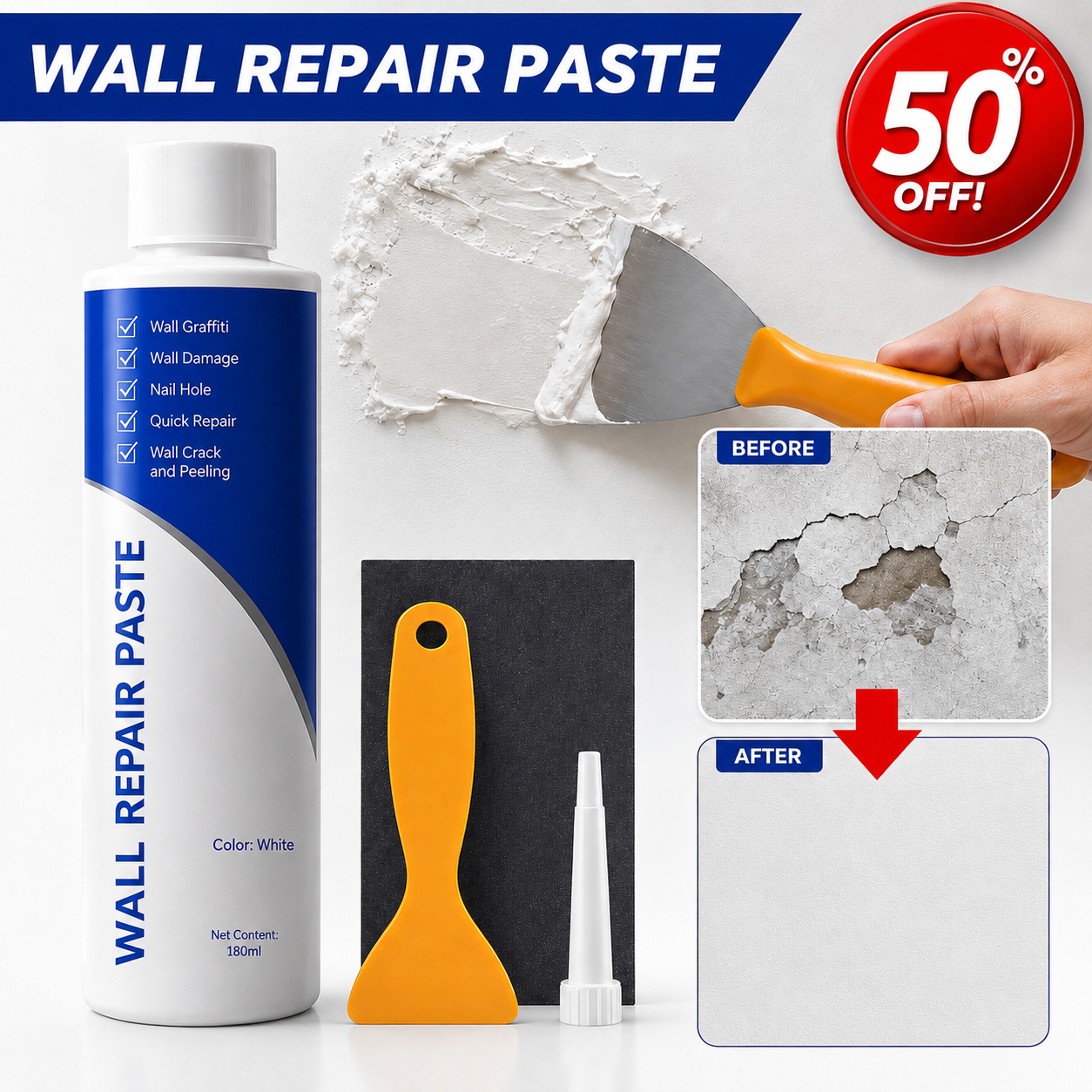 Wall Repair Paste(Pack of 2)